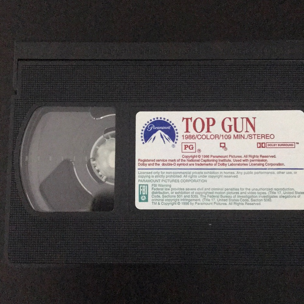 TOP GUN VHS. - Picture 4 of 11